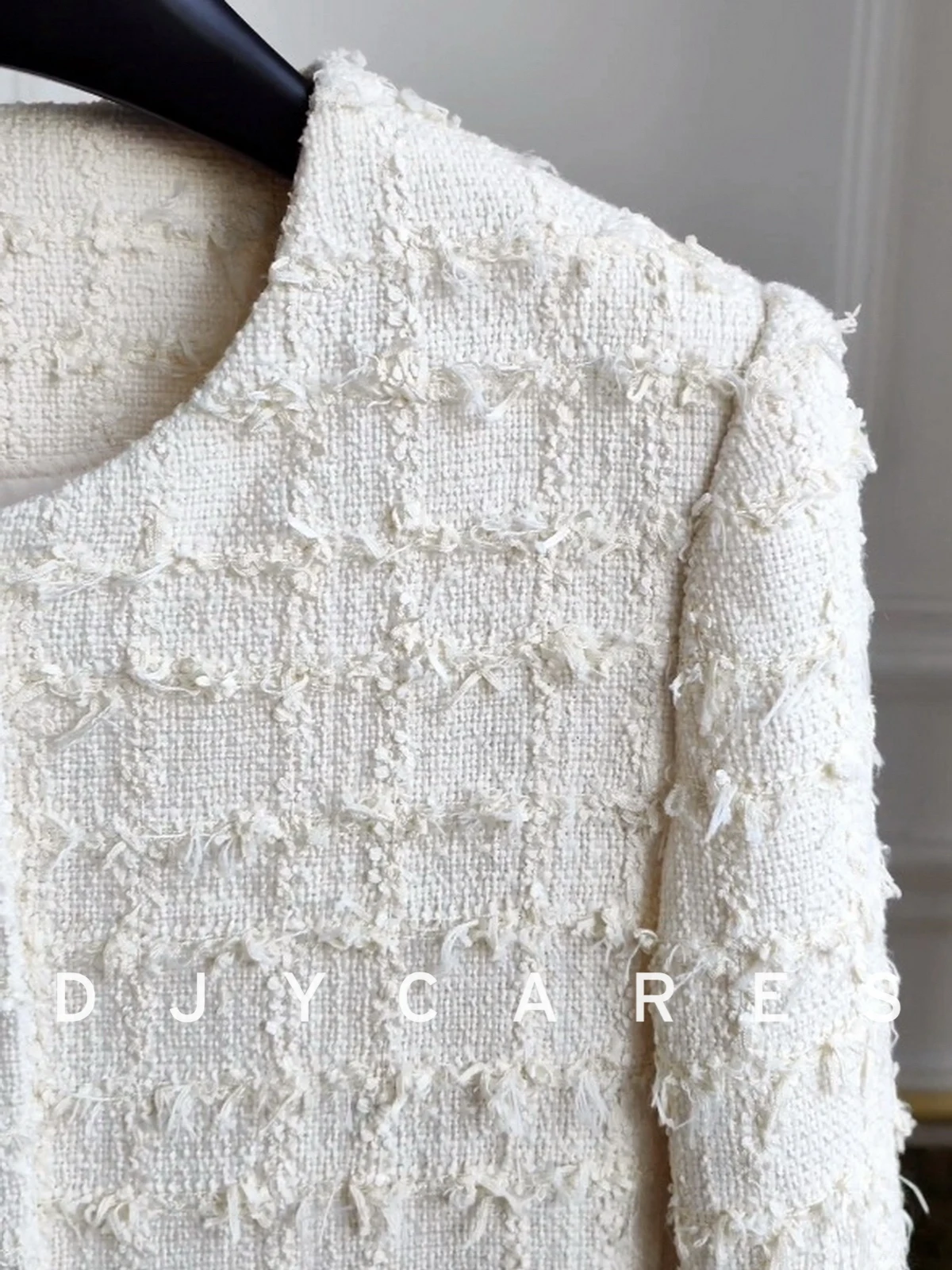 New DJY  High definition three-dimensional yarn coarse woolen coat short style big size