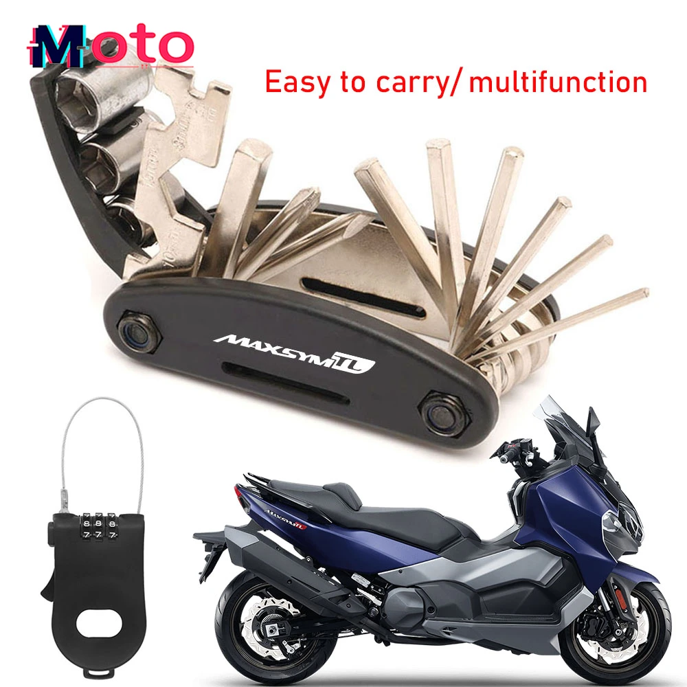 2023 New Motorcycle CNC Accessories Tool Repair Screwdriver Set & Helmet lock For SYM Maxsym TL500 Maxsym TL508 MaxsymTL 500 508