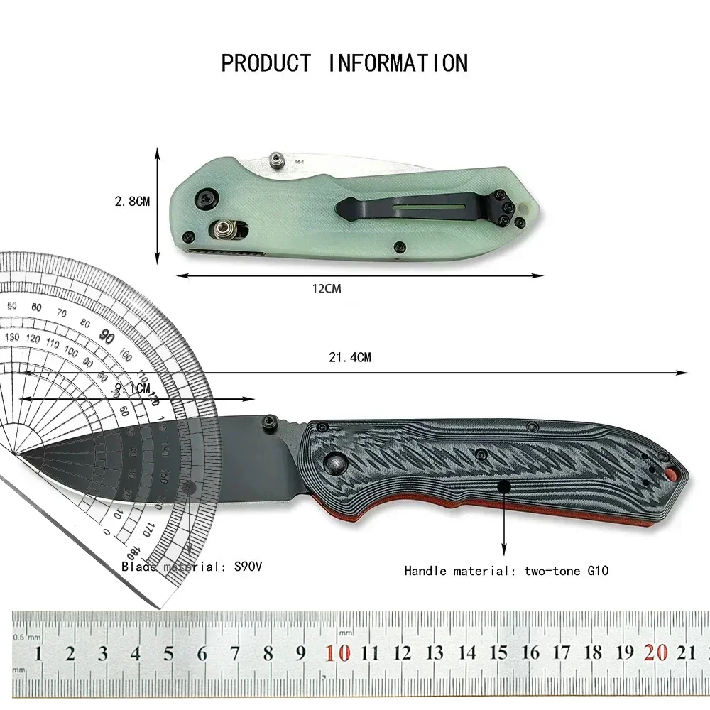 BM 560 Portable S90V Pocket Knife Folding Hunting Tactical Survival Camping Knives New Multi EDC Outdoor Rescue Tools G10 Handle