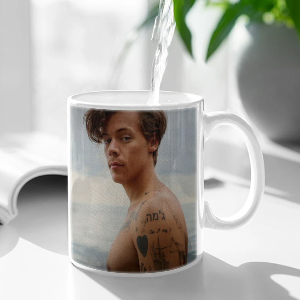 

Singer H-Harrys S-Styles Ceramic Cup Coffee Oatmeal Breakfast Cup Creative Personality Mug