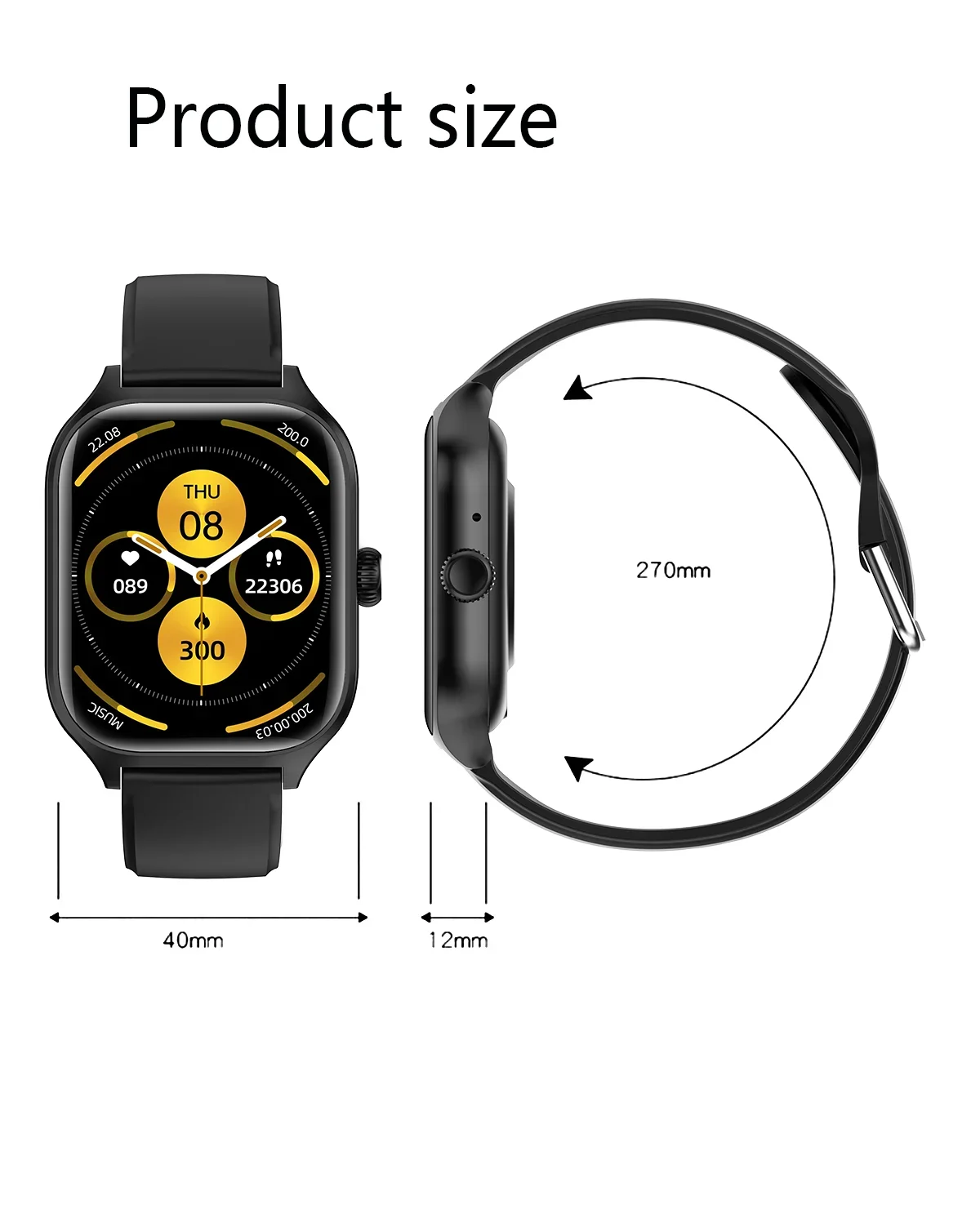 Smartwatch with 2.01-Inch Color Screen, Bluetooth Calling and Fitness Tracking description 14