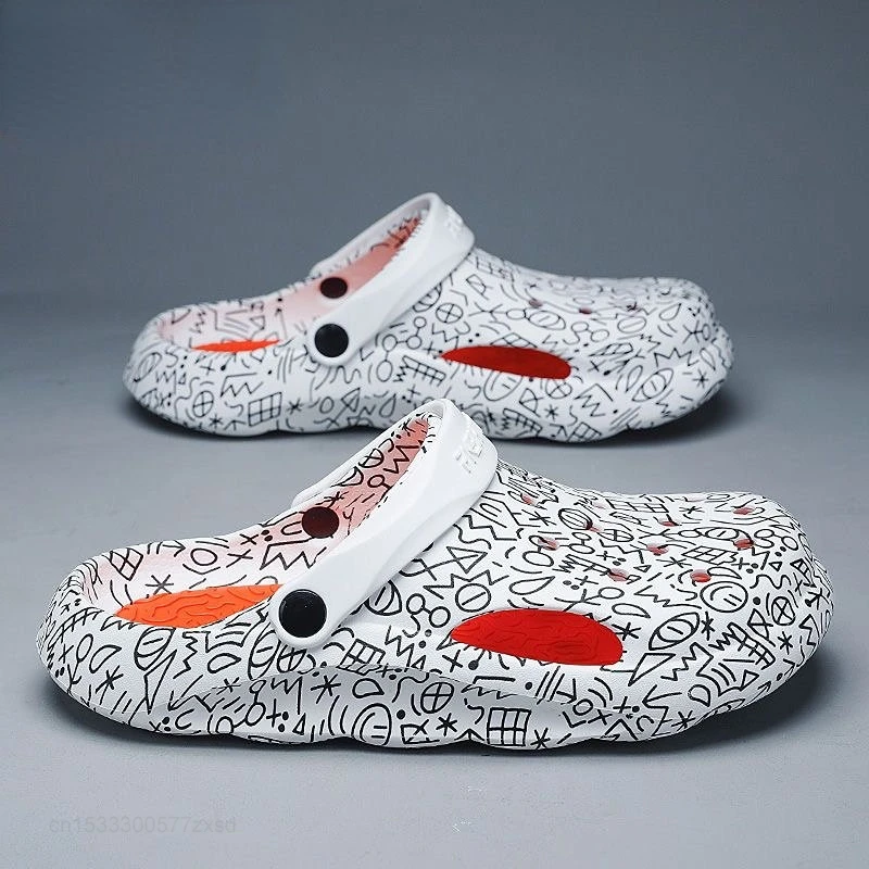 Youpin 2023รองเท้าผู้ชายรองเท้าแตะน้ำหนักเบา EVA, รองเท้าแตะ unisex รองเท้าสำหรับฤดูร้อนรองเท้าแตะชายทะเลระบายอากาศรองเท้าแตะพื้นนุ่ม44