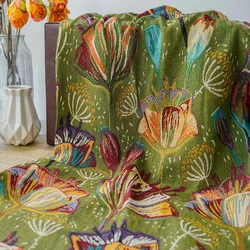 Dikke Garen Geverfd Jacquard Stof Lotus Patroon Vrouwen Herfst Winter Stijve Jurk Zakken Diy Naaien Stof 50Cm X 150Cm