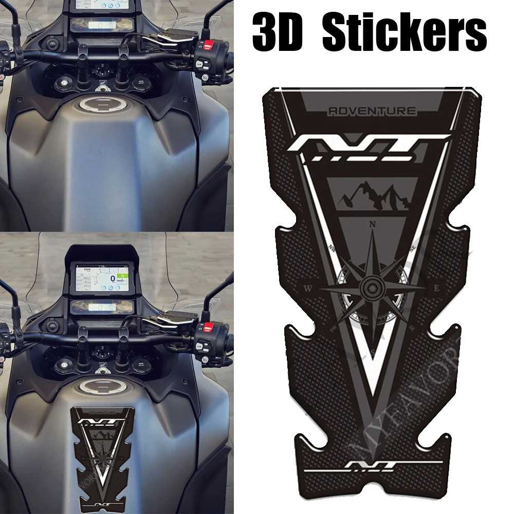 Motorcycle For Honda NT 650 700V 1000 1100 NT650 NT1100 Adventure Stickers Decals Protector Tank Pad Gas Fuel Oil Kit Knee