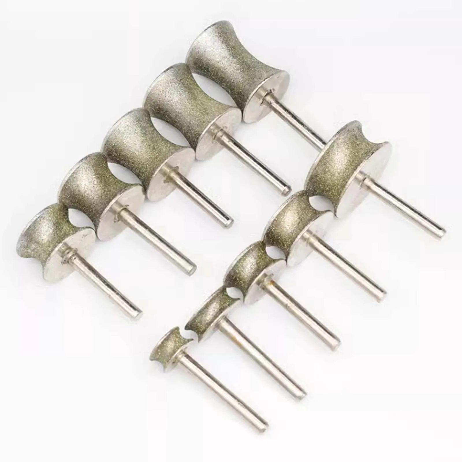 240 Mesh Fine Sand Diamond Pit Wheel Grinding Head, Bracelet Ring Grinding Tool Jade Glass Concave Chamfering Wheel