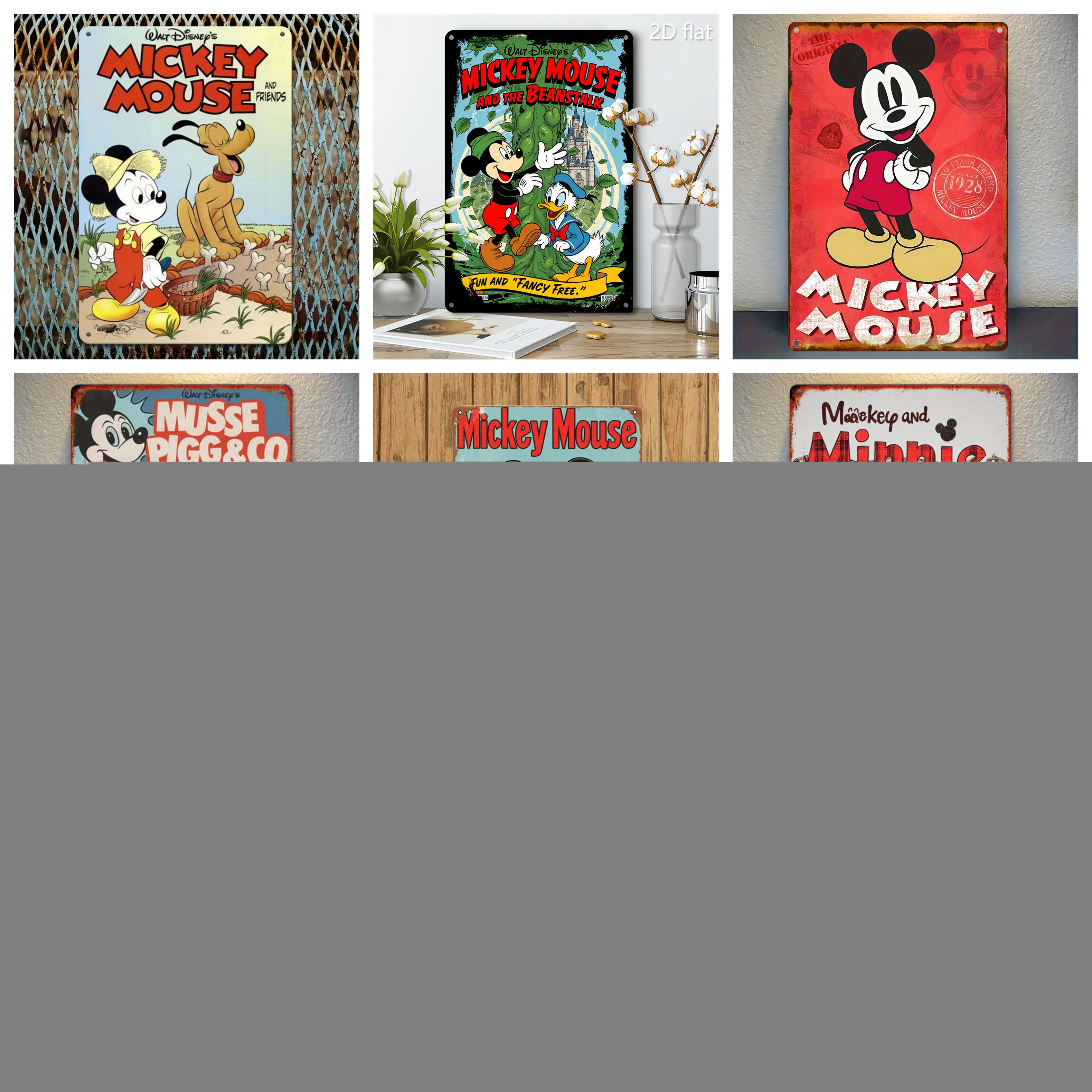 

Miniso Mickey Diverse Tin Art Funny Bar Metal Sign, Retro Plaque, Sign, Alcohol Drinker, Pub, Club, Kitchen Wall Decoration