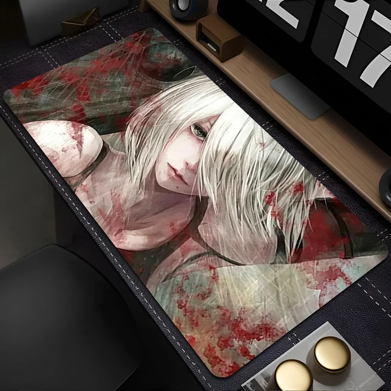Mouse Pad Large Gaming Mouse Pad Pc Accessories N-nier Automata 2b Anime Desk Mat Cool Computer Mouse Pad Game Extended Mousepad