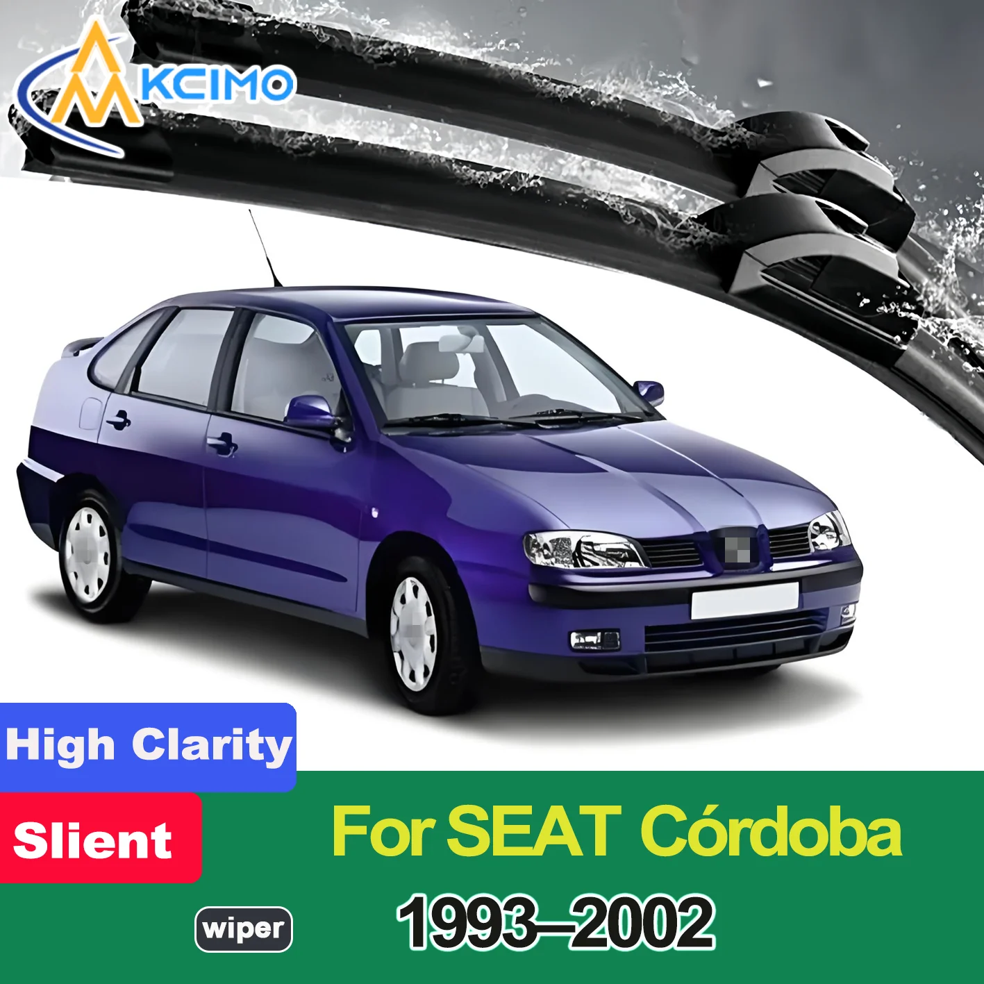 

2PCS New Wiper Blades for SEAT Córdoba 6K 1993-2002 Volkswagen Citi Golf (China) Volkswagen Derby (Mexico) Volkswagen Polo Class