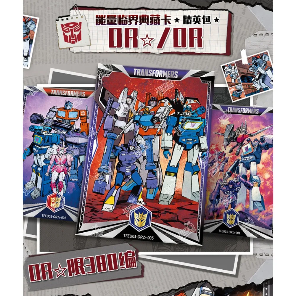 Original Kayou Transformers Fans Collection Christmas Gift High Score Science Fiction Movie Protagonist Limited Elite Pack Card