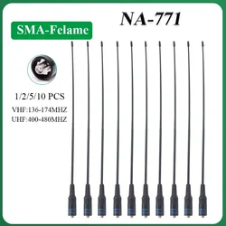 Nagoya NA-771 Antenna High Gain Aerials VHF/UHF SMA-Female For Quansheng UV-K5 UV-K6 Baofeng DM-1701 UV-21 UV-18 Pro M-5R Radios
