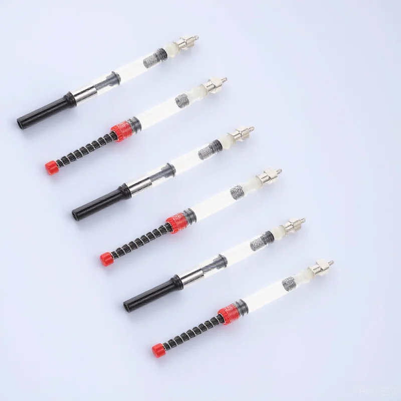 6pcs Fountain Pen Ink Converter Steel Nib Absorber Refill Tube Ergonomic Design For School Office Japanese Stationery