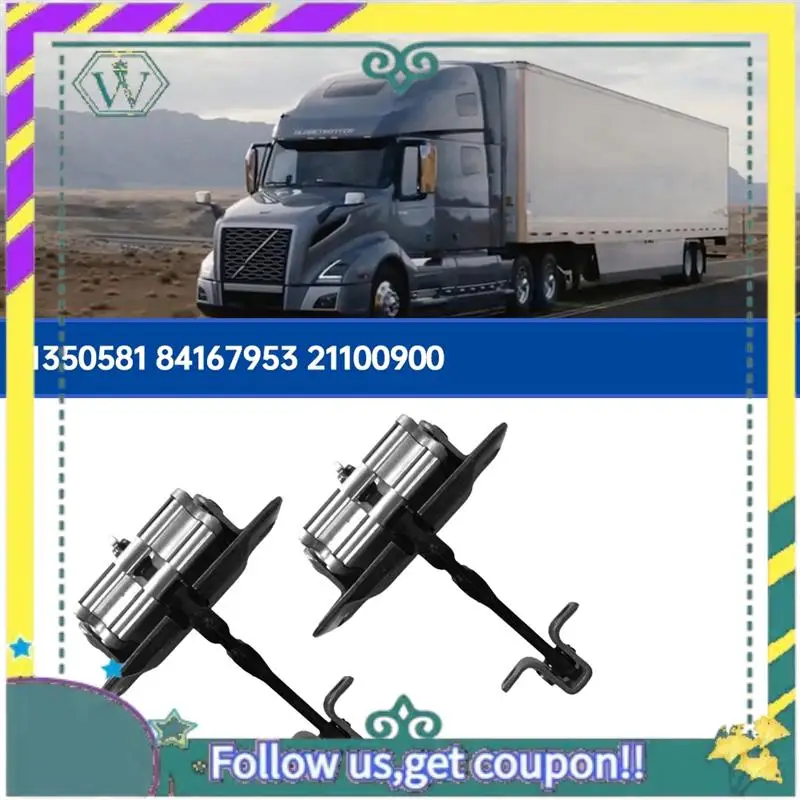 

Upgraded 2Pcs Truck Front Door Check Hinge Stop Limit Rod Strap 21350581 84167953 21100900 For Volvo Trucks VOE Door Strap Stop