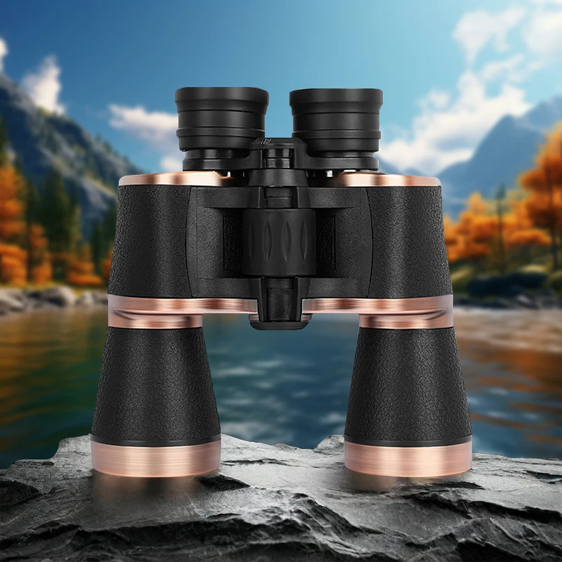 

10x50 бинокль BAK4 Prism HD для взрослых, профессиональный водонепроницаемый телескоп с большим обзором, прозрачный, при слабом освещении, идеальный для улицы