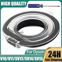 Poeira Bin Base Lid Substituição para Dyson, Aspirador Peças com Anel de Vedação, V10, V11, SV12, SV14, SV15