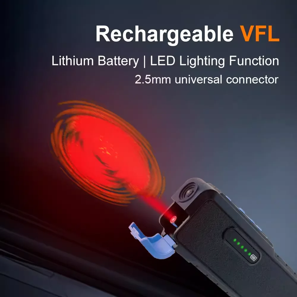 Visual Fault Locator Fiber 10/20/30/20mw Red Light support FC/SC/ST 2.5MM 2200mah Optic Cable Tester Tool  Dry Cell Batteries