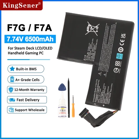 F7A F7G Replacement Battery 7.74V 50Wh for Steam Deck LCD OLED Handheld…