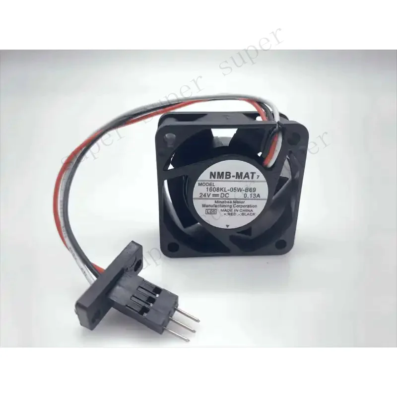 for NMB 1608KL-05W-B69 4CM 40mm 40x40x20mm 24V 0.13A Axial Cooling Fan for Servers, Electronics, and Industrial Equipment