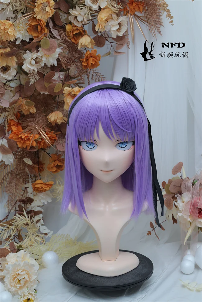 

(NFD-47-52)Customize Full Head With Lock Crossdress Doll Female/Girl Japanese Anime Cartoon Character Kig Cosplay Kigurumi Mask