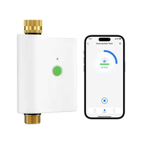 Meross Smart Sprinkler Timer Wifi Hose Faucet Timer MST100 US Version with Brass with Tracking & Alerts Function