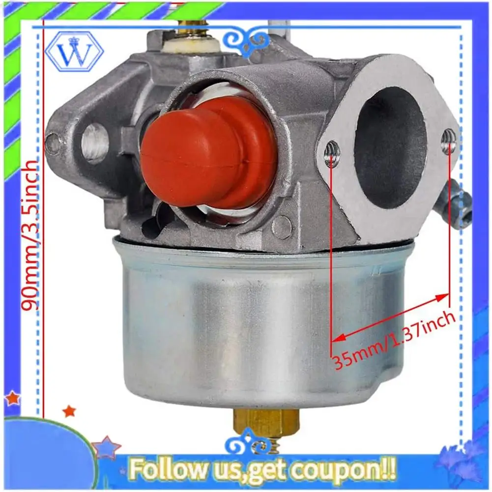 M46K-632795A Tecumseh TVS90 ECV100 TVS120 TVXL90 TNT120 LAV35 엔진 기화기 용 교체 공기 필터가있는 기화기