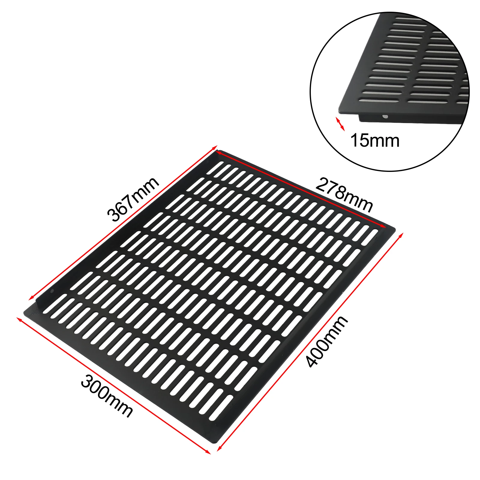 300x300mm Perforated Ventilation Sheet Anti-moisture Buildup Anti-corrosion Effortless Cleaning Stylish Design