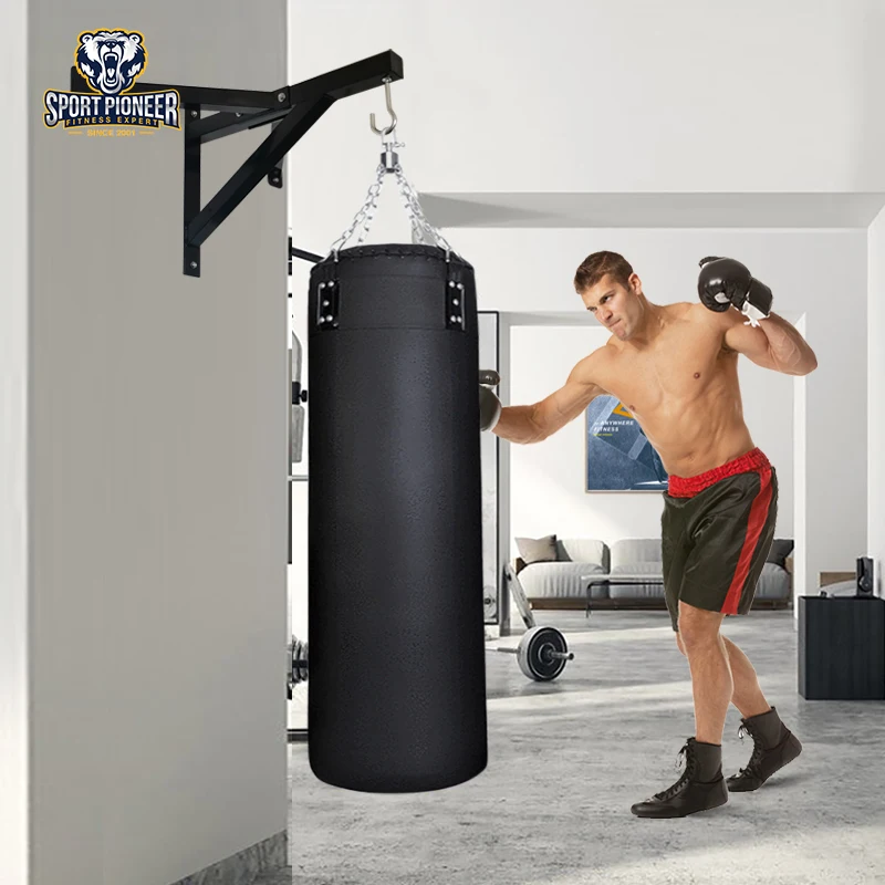 Indoor Hanging Sandbag Wall Mounted Bracket For Punching Boxing Bags Home  Fitness Training Equipment