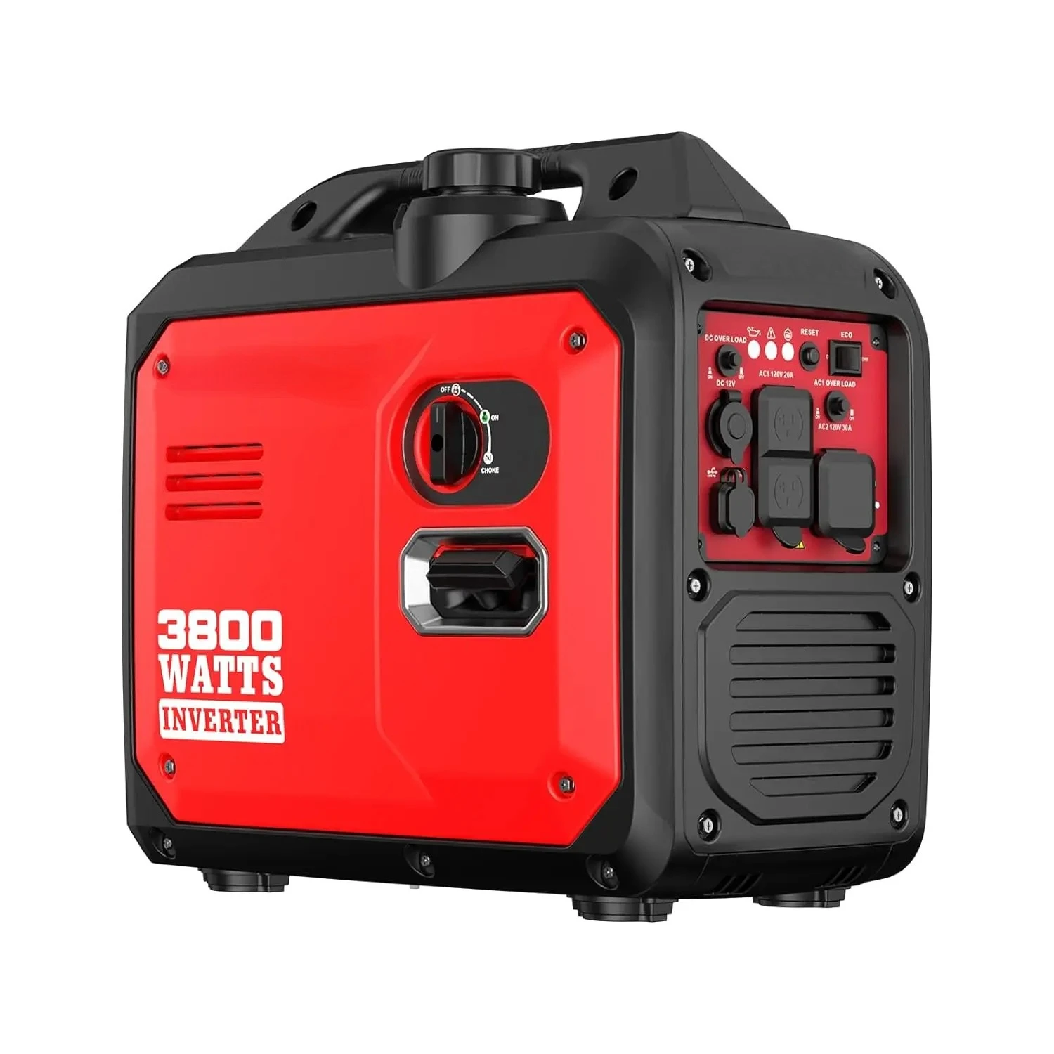 3800W Portable Inverter Generator, 59 dBA Super Quiet Gas Powered, 143cc 4-Stroke OHV, Parallel Ready, EPA, Customized