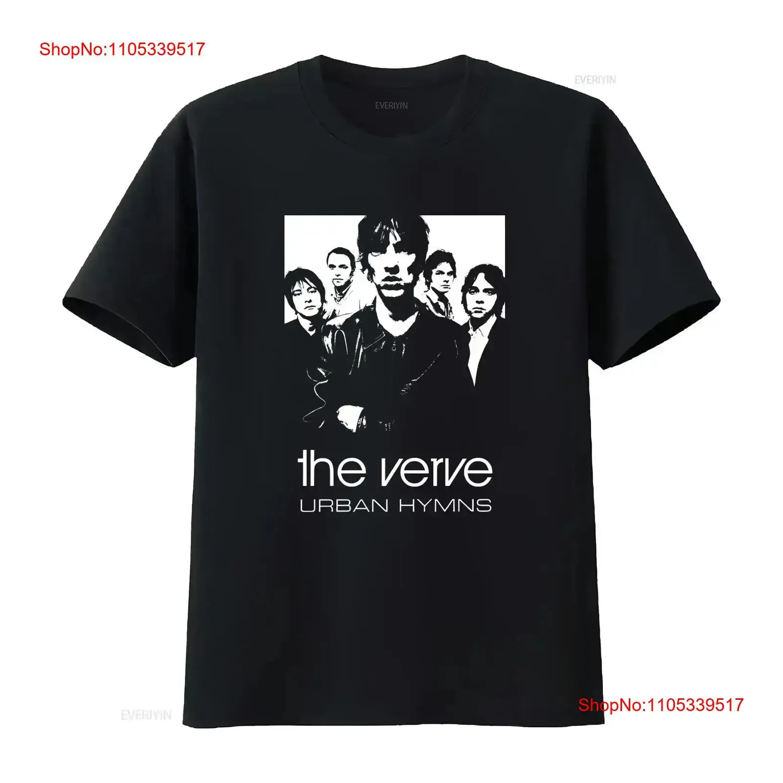 New The Verve Urban Hymns Rock Alternative England Band Classic T shirt S 2XL vintage Washed streetwear Stretched fashion