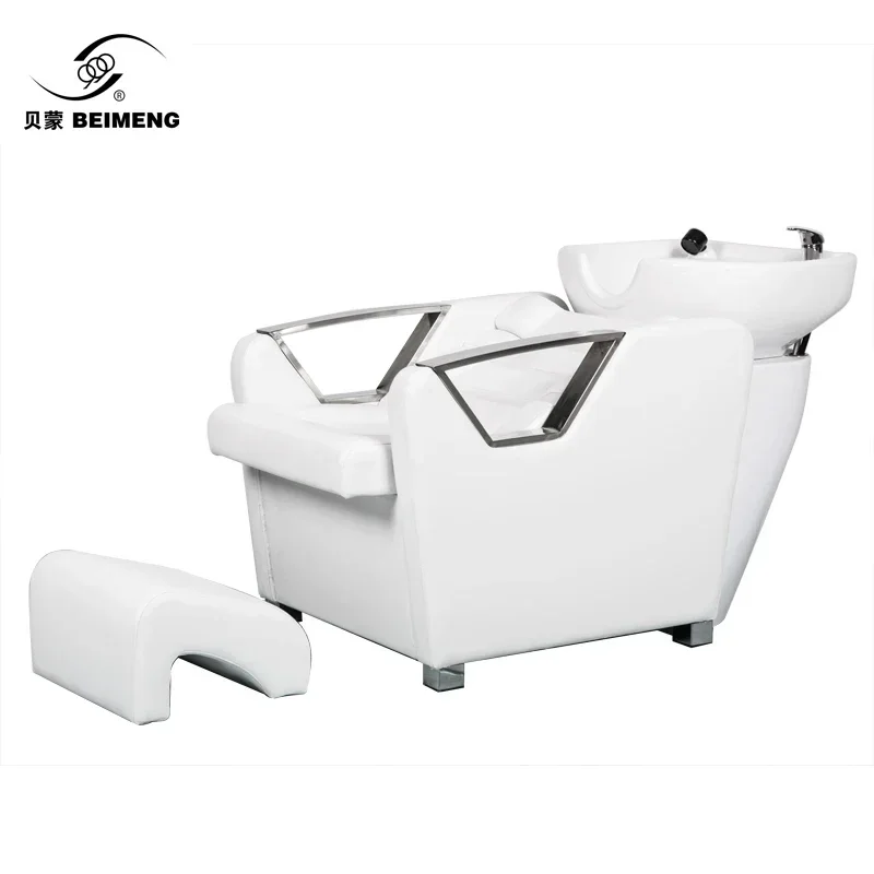 

Shampoo Care Beauty Salon Flushing Bed Lying Half Movable Basin Shampoo Chair