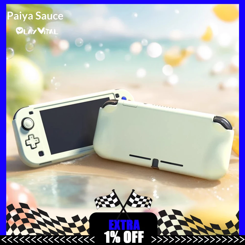 

PlayVital Switch Lite Grip NSL Silky Feel All Inclusive Hard Shell Fall Proof And Wear Resistant Game Console Protective Cover