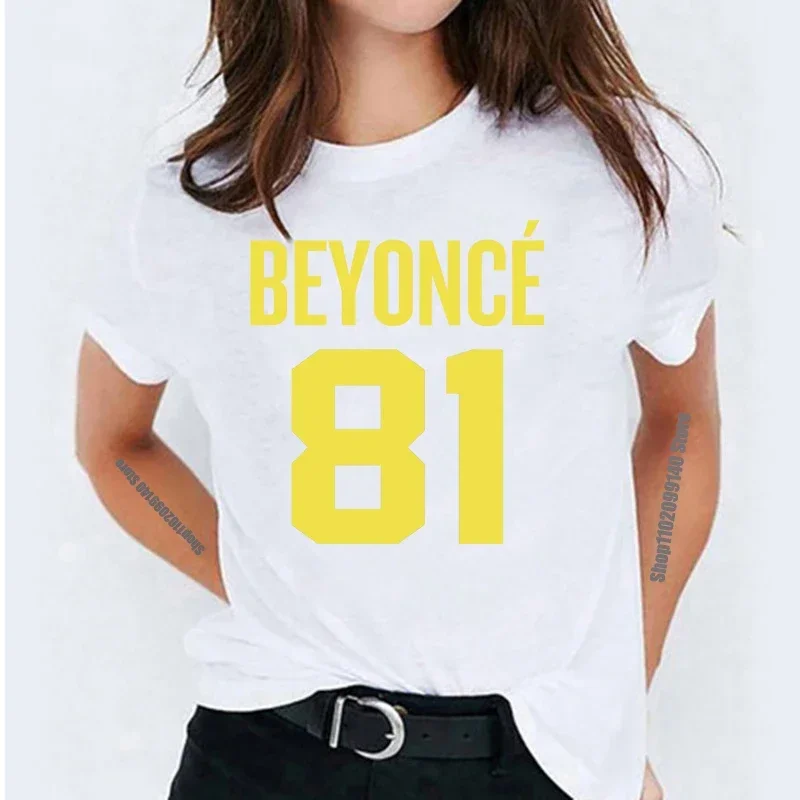 Beyonce 81 T-shirt Beyonce Born 81 Years Old Men's and Women's Casual Street Stay Beyonce Renaissance T-Shirts