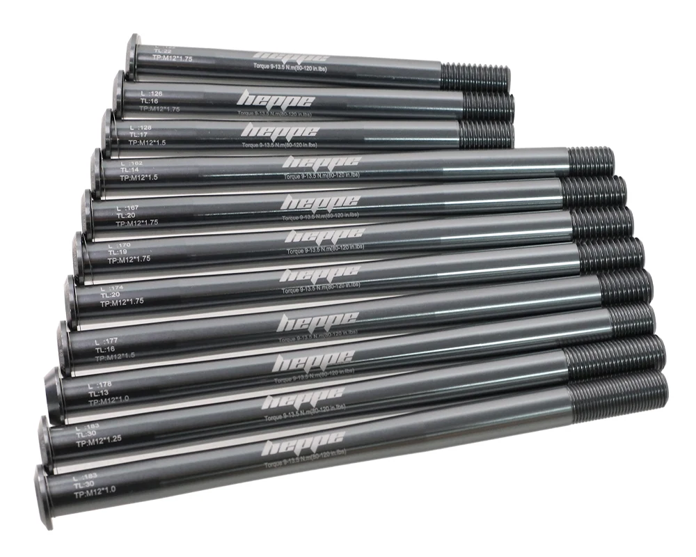 HEPPE MTB Rennrad Titan Steckachse Ultraleichte Fahrradachse 12x142 12x148 Hinterradnabe Steckachse Fahrradgabel 12x100 12x110 Welle – Detail 24