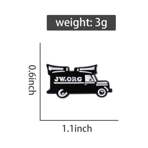 دبابيس JW ORG-Enamel مخصصة للأطفال والأصدقاء ، دبابيس كرتونية إبداعية ، شارات طية صدر السترة ، هدية مجوهرات مضحكة أعلى 5 مبيعات للهدايا التذكارية JW - رقم 2