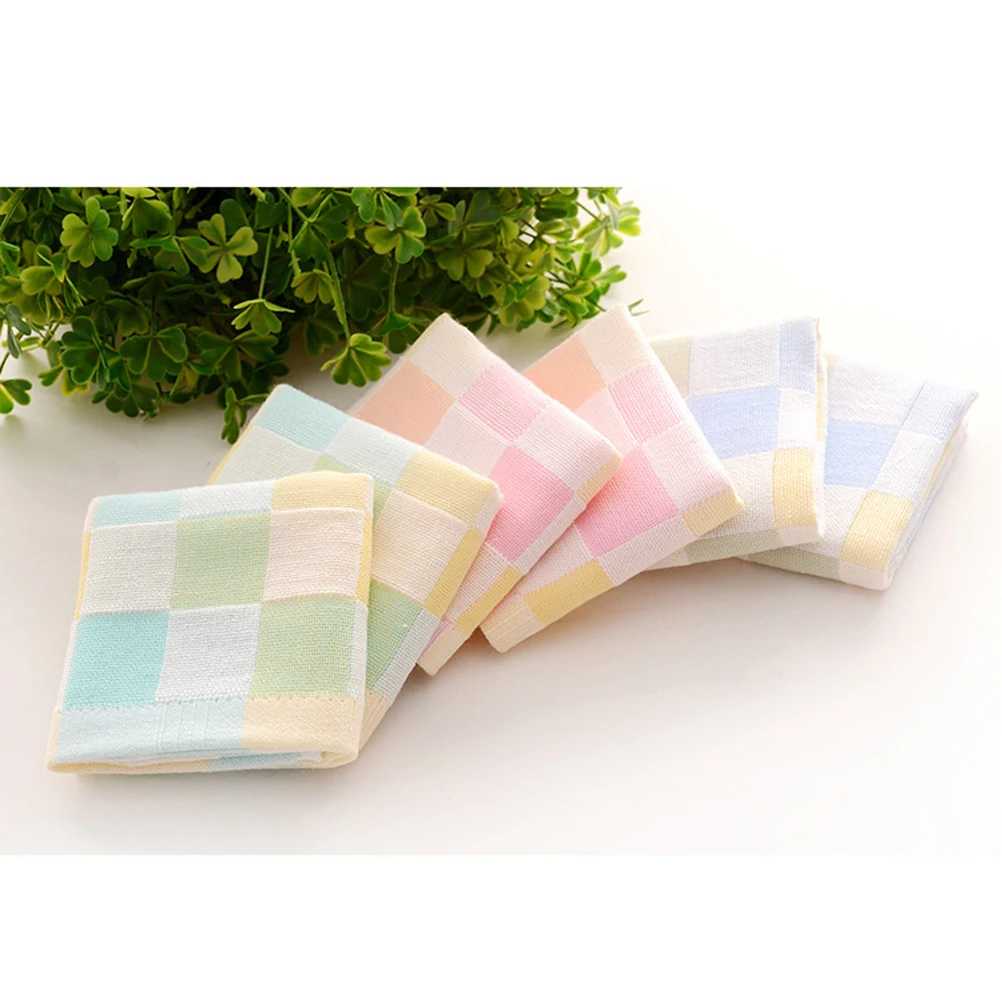 

3Pcs Bath Washcloth Premium Cotton Soft Absorbent Quick- Face Hair Drying Bib Cloth for Sensitive Skin