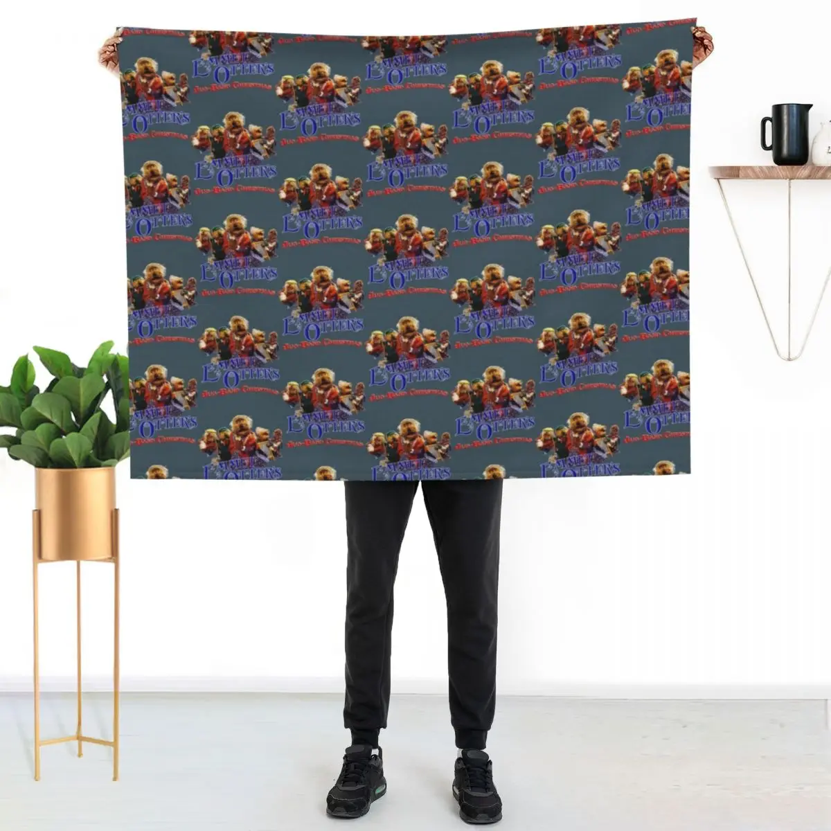 Emmet Otters Jug Band Christmas Throw Blanket Lightweight Warm Blanket for Travel Camping