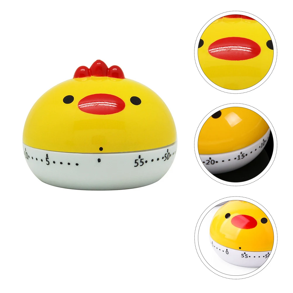 

1pc Small Yellow Device Chick Kitchen Cooking Multipurpose Countdown Timer Time Reminder Kitchen Cooking Timer Tool