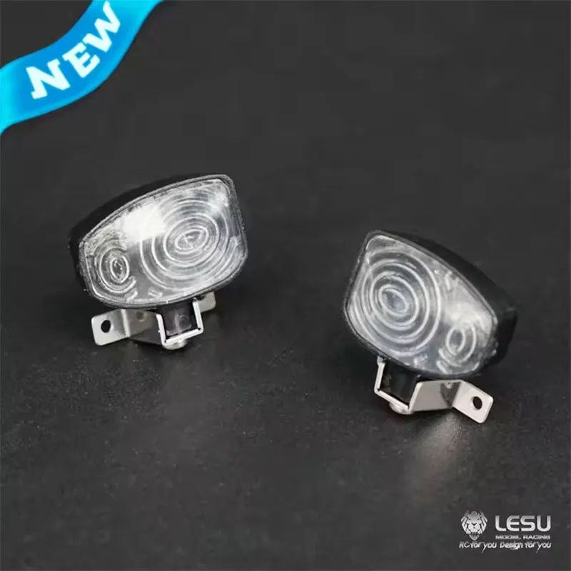 

RC LESU передняя фара светодиодная для DIY 1/10 гусеничного автомобиля 1/14 RC тягач с дистанционным управлением модель грузовика игрушка TH09774