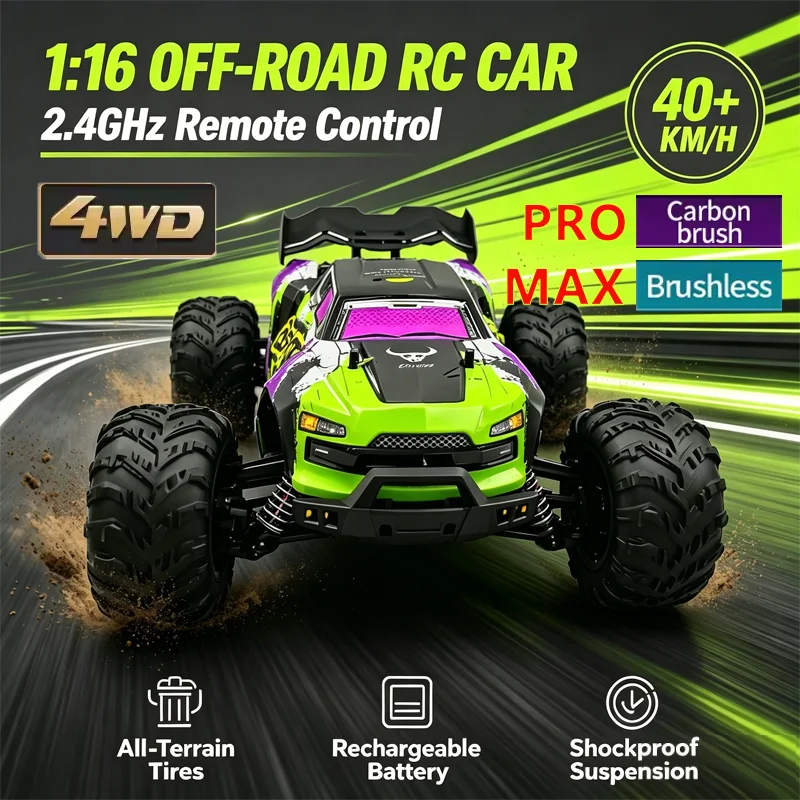 Kids Outdoor Dirt Toys - 1:16 High Speed 80KM/H 4WD MAX/PRO