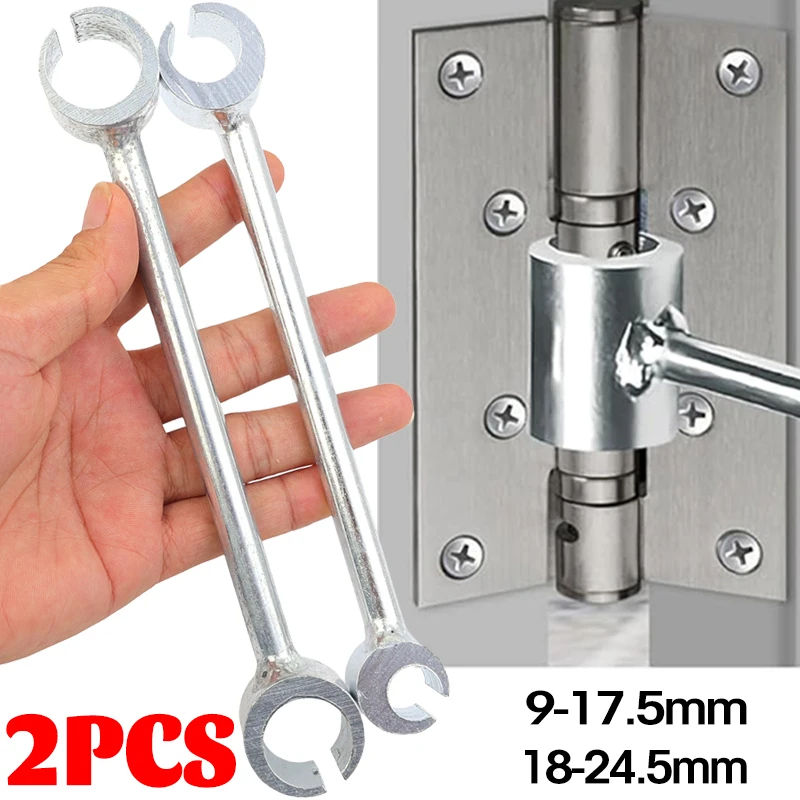 

Double Head Hinge Gap Adjusting Tool Labor Saving Repair Wrench for Door Cabinet Furniture Home Use with Round Bolt Hand Tools