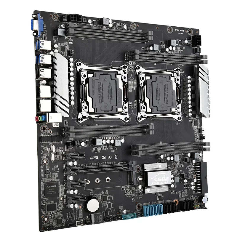 2022 Lnt Server Motherboard x99 motherboard lga 2011 ddr4 Ram Max 256gb x99 dual cpu motherboard