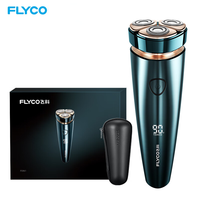 New FLYCO FS961/FS962 Men's Electric Shaver IPX7 Full Body Wash Wet & Dry Dual Shaver Fast Charging Portable Curved Knife Mesh