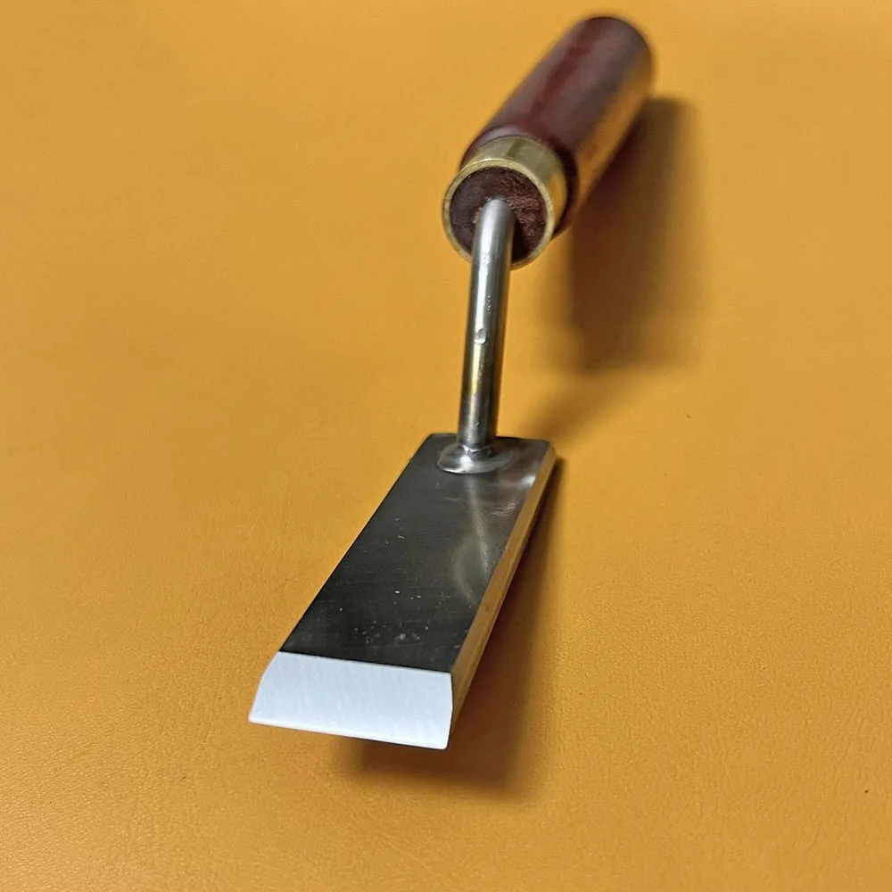 1 Stück Hochwertiger Schwanenhals-Holzschaber, Weißer Stahlmeißel, Präzisions-Handwerkzeug für Holzbearbeitung, Detaillierung, Trimming & Polieren – Detail 1
