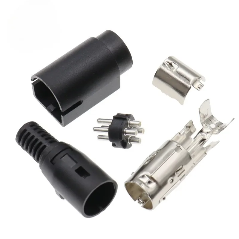 New High Quality 3Pin/4Pin Kycon Power DIN Plug For TFT LCD Flatscreen TV 12/24V DC Supply Adapter Connector