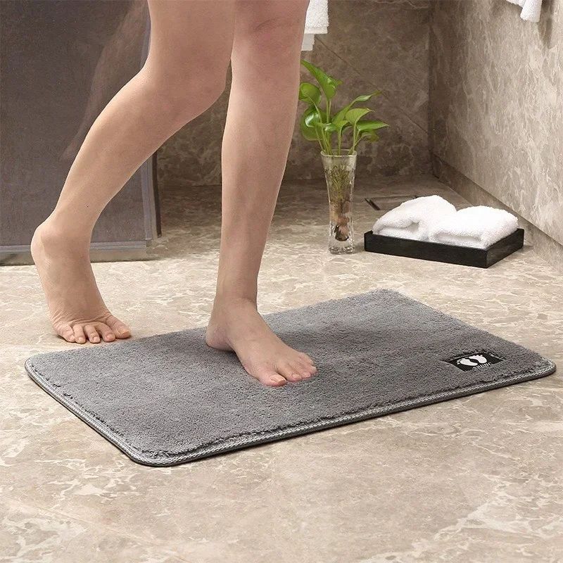 Plush Carpet for Home & Hotel Non-Slip Absorbent Floor Mat for Living Room Bedroom Bathroom & Kitchen