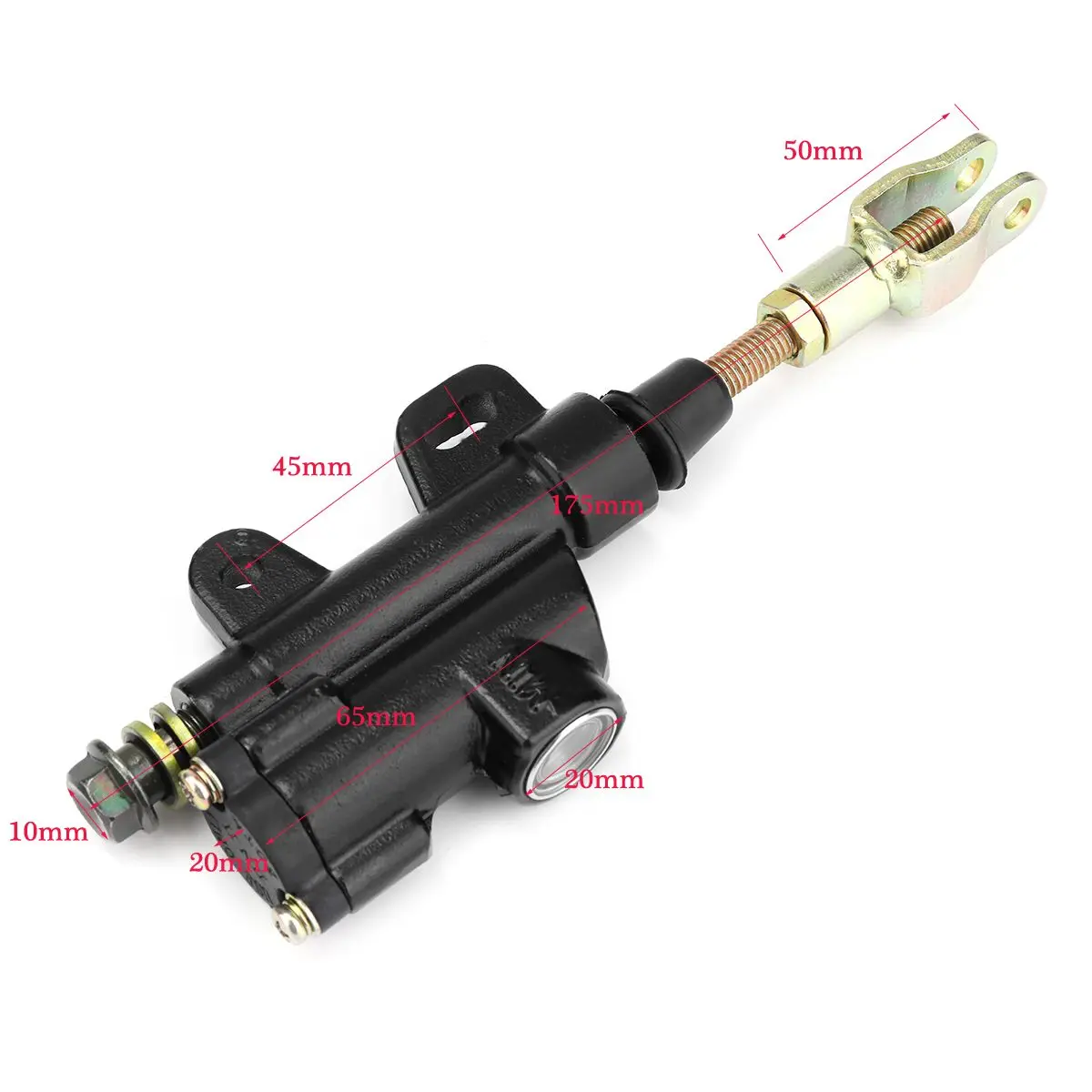 Motorcycle Rear Hydraulic Brake Master Cylinder Pump For 50cc 70cc 110cc 125cc 150cc 250cc Thumpstar ATV Pit Pro Dirt Bike