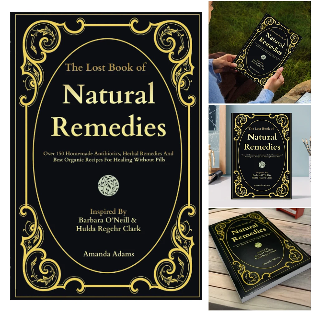 O livro perdido de remédios naturais, Mais de 150 antibióticos caseiros, Herbal remédios, Melhor receita orgânica para a cura holística