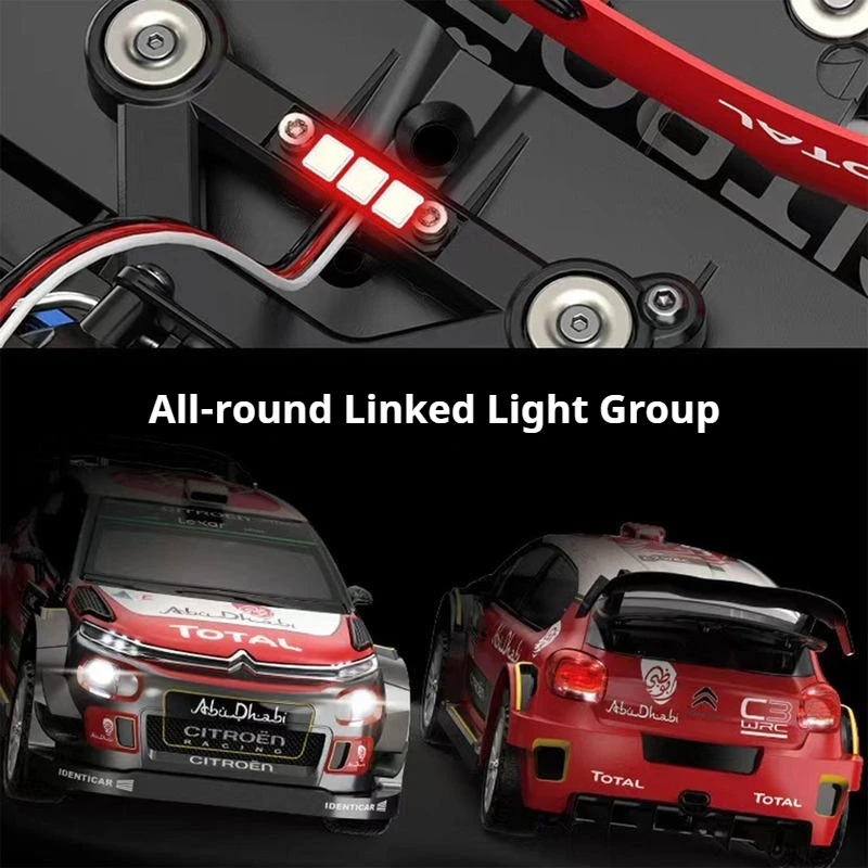 Mjx Hyper Remote Control Car 1 10 Brushless 10303 Licensed Citroen C3 Wrc High Speed Rally Off Road Linked Light Group For Adult view 3