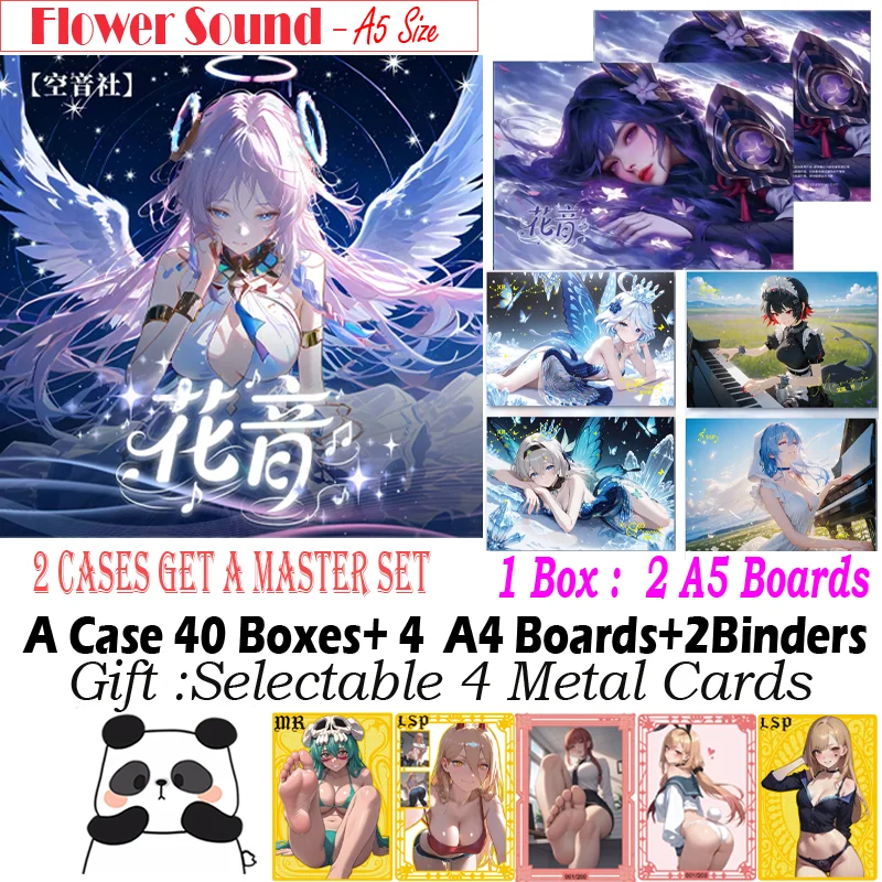 

Goddess A5 Size Board " Flower Sound " Hobby Anime Collection Card Waifu Trade Card CCG Card Game Board Toys Gifts
