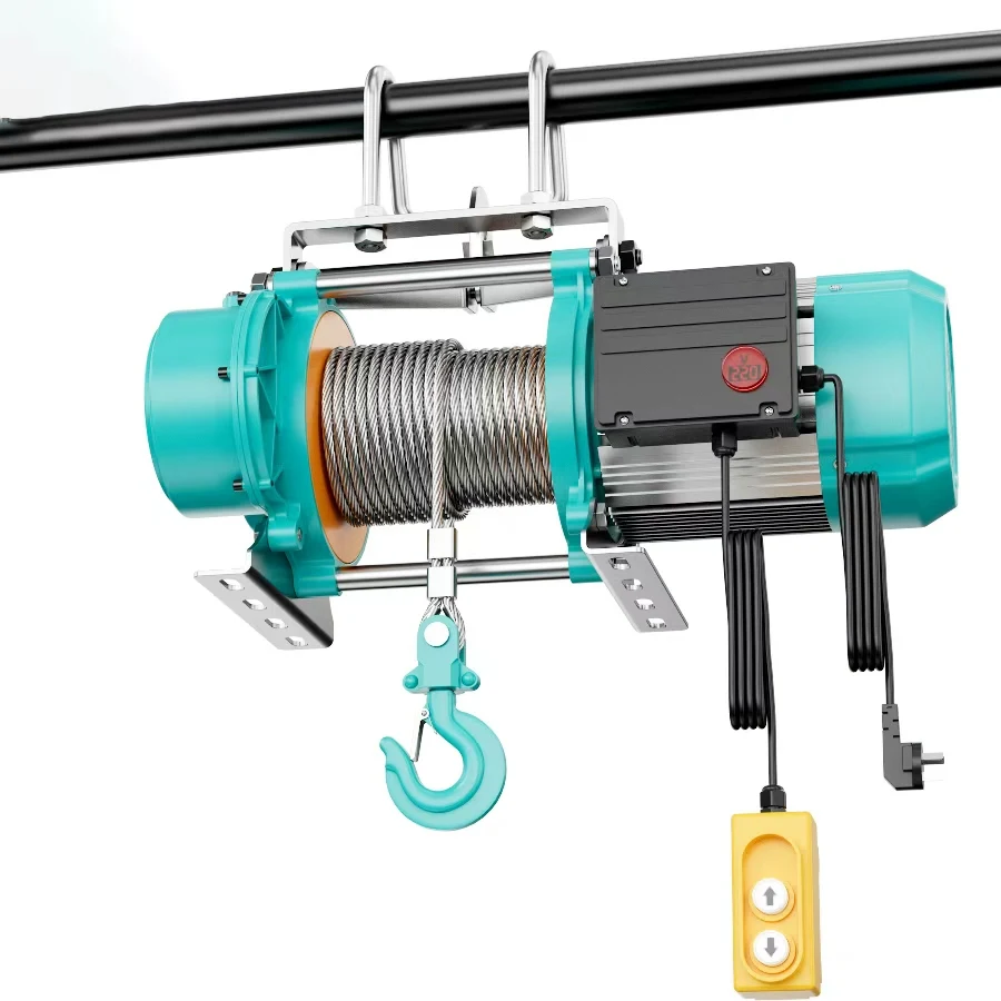 Direct Sales 3000kg Complete Specifications Aluminum Shell Electric Hoist For Construction Works