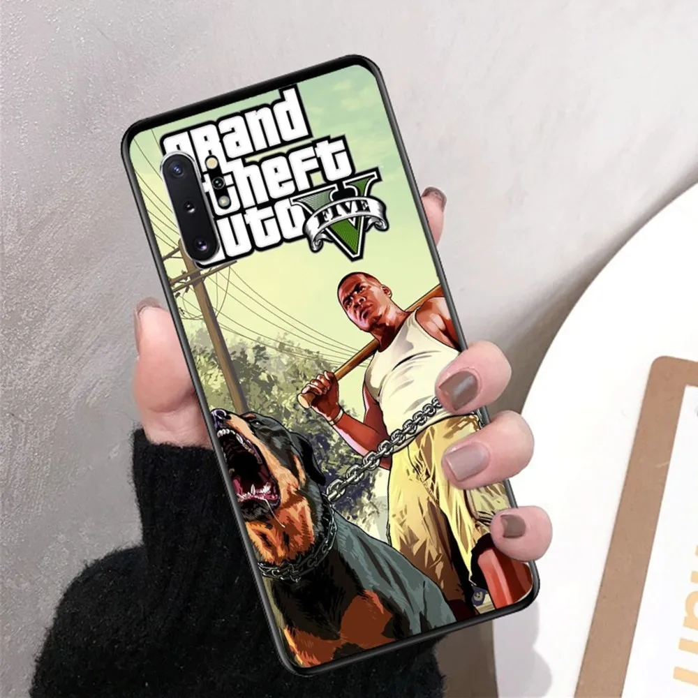 Rockstar gta 5 Phone Case For Samsung Note 8 9 10 20 pro plus lite M 10 11 20 30 21 31 51 A 21 22 42 02 03